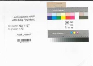 Entnazifizierung Joseph Aust , geb. 19.01.1890 (Lehrer)