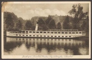 Ansichtskarte Luxusdampfer "Columbus", Reederei Rieck