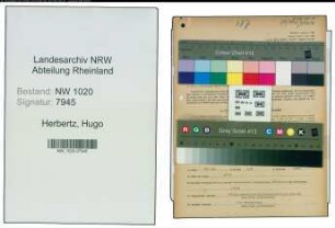 Entnazifizierung Hugo Herbertz , geb. 29.02.1904 (Kaufmann)