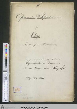 Elze: Visitationsakten