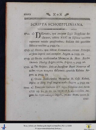 Scripta Schoepfliniana.