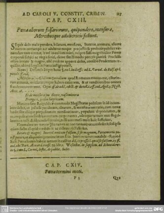 Cap. CXIV. Poena termini moti