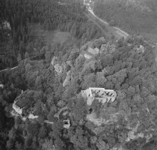 Burg und Kloster Oybin : Blickrichtung Nordosten