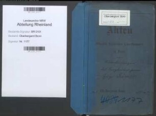 Römer; Hugo Ludwig, Bergassessor; Prüfungs- u. Personalakten Band 1 (Ausarbeitungen)