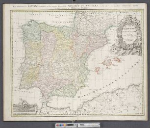 Regnorum Hispaniae et Portugalliae Tabula generalis de l'Isliana