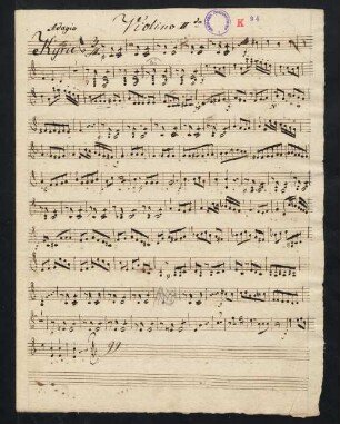 1-6, Violino II.