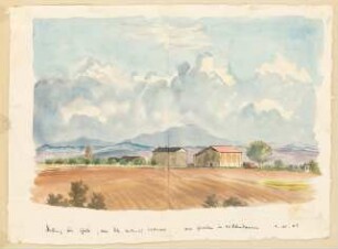 Skizzen: Landschaftsmalerei mit Apennin