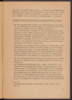 Allgemeine didaktisch-methodische und organisatorische Hinweise