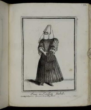Fraw im Kirchen Habit