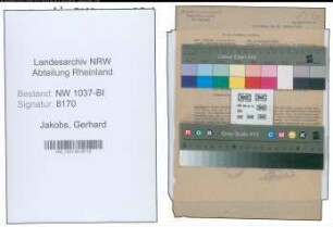 Entnazifizierung Gerhard Jakobs , geb. 01.08.1904 (Justizinspektor)