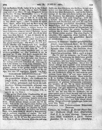 Leipzig, b. Sommer: Gedike's griechisches Lesebuch, zum Gebrauch derer, die sich ohne Beyhülfe eines Lehrers, in der griechischen Sprache üben wollen, ins Deutsche übersetzt. Auch als nützliches Lesebuch für die Jugend zu gebrauchen. XII. u. 184 S. 8.
