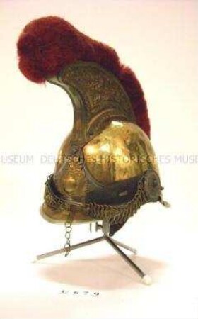 Helm Modell 1856 für Mannschaften, Garde-Karabiniere, Frankreich