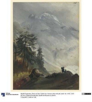 Blick auf den Gipfel des Vulkans Ixtacchihuatl