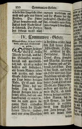 IV. Communion-Gebete.