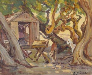 Farmerhütte bei Usakos. Deutsch-Südwestafrika