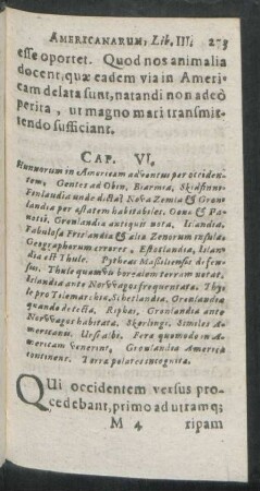 Cap. VI. Hunnorum in Americam adventus per occidentem ...