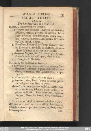 Cap. I. De Scriptoribus ecclesiasticis.