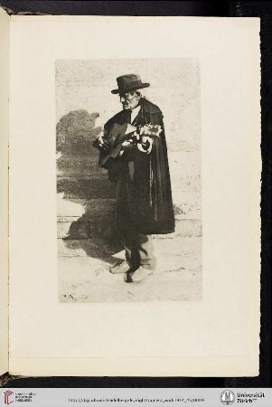 [J. [James] Craig Annan, I. A Blind Musician—Granada, photogravure from original negative]