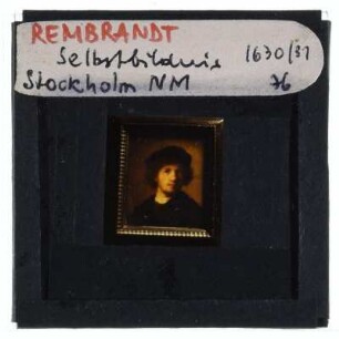 Rembrandt, Selbstportrait (Stockholm)