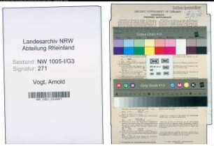 Entnazifizierung Arnold Vogt , geb. 23.09.1894 (Geschaeftsfuehrer)
