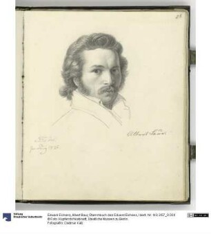 Albert Baur, Stammbuch des Eduard Eichens
