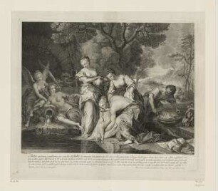 Thetis taucht den Achill in den Styx