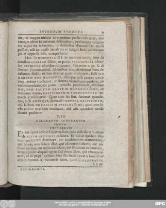 VIIII Toleratur Ignorantia Senum Impuberum