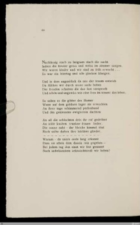 Nachlässig starb zu langsam starb die nacht