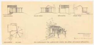 Garten Dr. Köpp Rittergut Röcknitz, Thallwitz: Gartenhaus 1:50