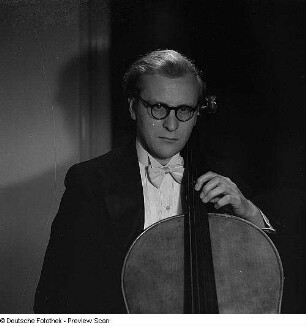 Porträt Clemens Dillner (1925-1995; 1. Konzertmeister Staatskapelle Dresden)