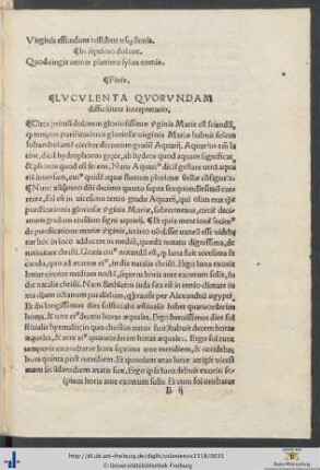 LUCULENTA QUORUNDAM difficilium interpretatio