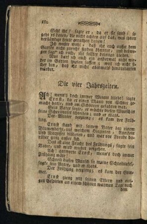 Die vier Jahreszeiten