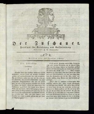 No. 5 - 11. Januar 1821