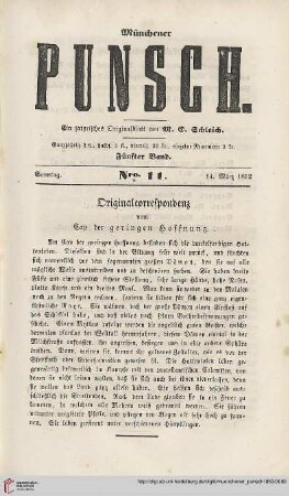 Nro. 11 (14. März 1852)