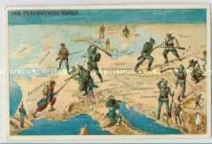 Schweizer Postkarte zum Ersten Weltkrieg