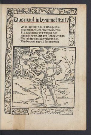 Das maul in hymmel stassen