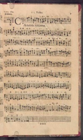 Canzon Settima.