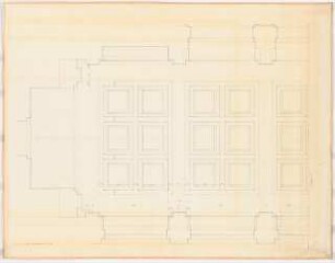 Preußischer Landtag, Berlin Umbau zum »Haus der Flieger«: Wandelhalle: Grundriss 1:20