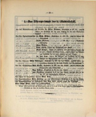 Jahresbericht über die Königliche Studienanstalt zu Zweibrücken : für das Studienjahr ... ; bekannt gemacht am Tage der öffentlichen Preisevertheilung ... 1859/60 (1860)
