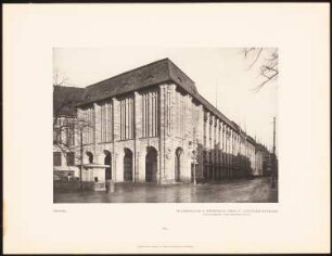 Warenhaus Wertheim, Leipziger Straße, Berlin: Ansicht der Fassade zum Leipziger Platz (aus: Alfred Messel, 1912)