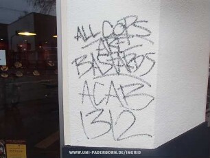 ALL CoPS ARE BAStARDS | ACAB | 1312