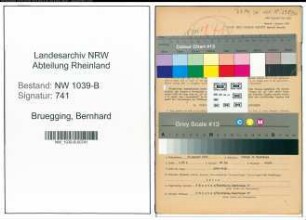Entnazifizierung Bernhard Bruegging , geb. 31.08.1892 (Postbeamter)