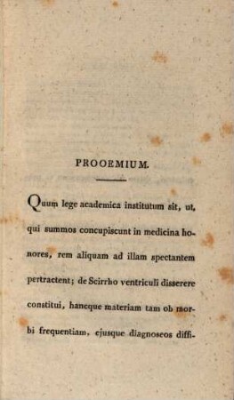 De scirrho ventriculi : diss. inaug. med.