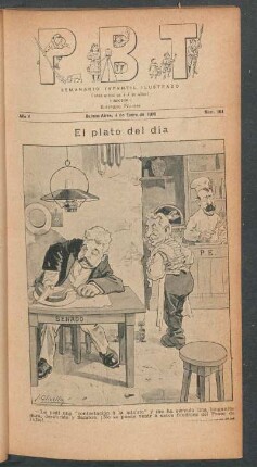 El plato del día - [Caricatura]