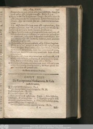 Caput XXIV. De Receptione Mediatoris, & Fide iustificante.
