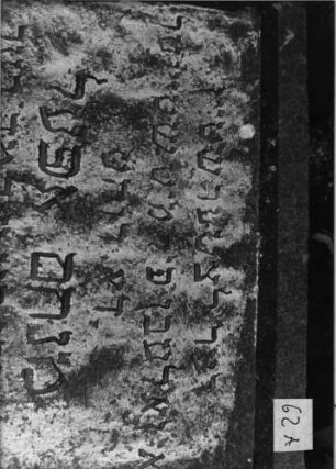Grabstein 62 A (Detailaufnahme 1)