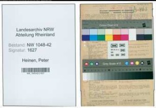 Entnazifizierung Peter Heinen , geb. 06.09.1896 (Kaufmann)