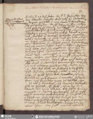Der Ober-Lausitzer Gesandschafft an C. Ferd. II. 1623