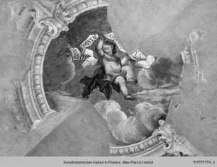 Szenen aus dem Marienleben : Engel mit Schriftband