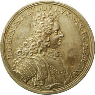 Herzog Ernst Ludwig I. - auf Vermählung mit Elisabeth Sophia von Brandenburg Preußen am 3. Juni in Coburg